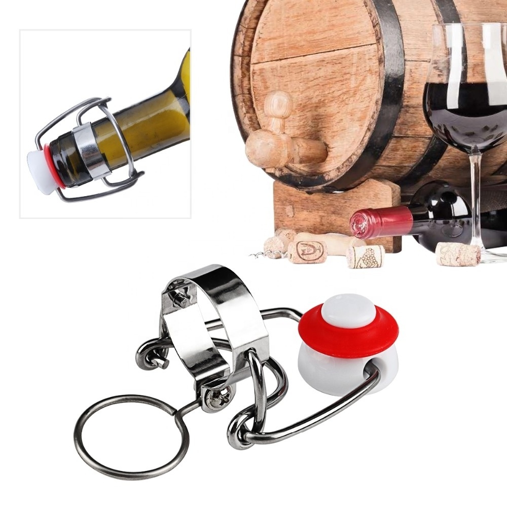 High quality Recyclable Swaying Flip Top Beer Bottle Cap Replacement Swing Tops Home Brewing Wine Stoppers Bar Tools