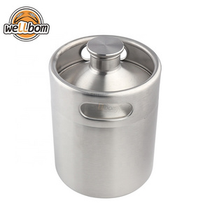 Food Grade 2L 3.6L 4L 5L 10L Stainless Steel 304 Slim Barril De Cerveza Beer Keg with Free LOGO Custom