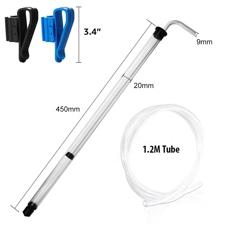 New Regular Bottling Auto Siphon Racking Transferring for Wine Beer Kombucha Moonshine Liquid with Hose and Clamp