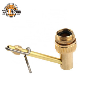 Brass Carboy  Bottle Washer Faucet Adapter Home Brew Water Jet Beer Making