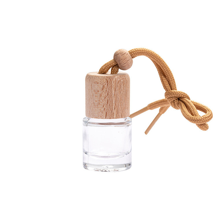 Wholesale 5ml 6ml 8ml 10ml car air freshener bottle diffuser car hanging car perfume bottle with wooden cap CPB-888S