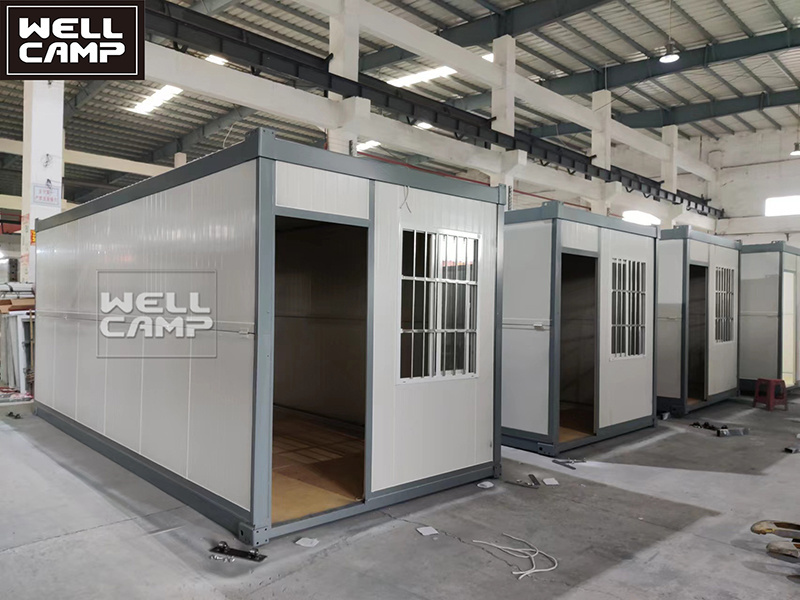 Mobile 20 Ft Folding Prefabricated Container House Prefab Portable Foldable Home Container