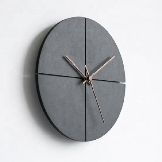 Brief Style Creative Fashion Home Decorative Silent Sweep Custom Wall Clock