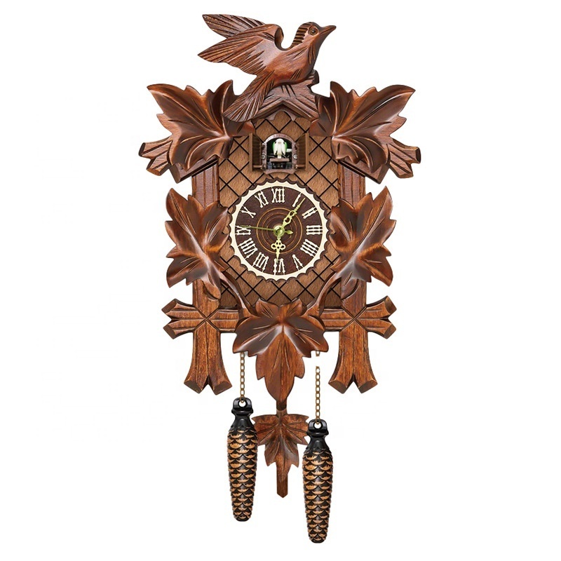 Customization Nordic Style Modern Cuckoo Clock with Bird Sound  For Home Decor Unique Gift Cuckoo Wall Clock