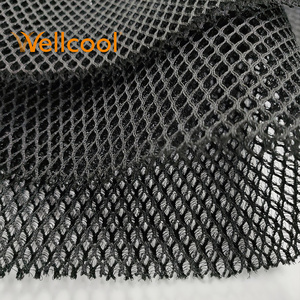 Cheap big hexagon keep air flow 3d air spacer mesh fabric for underlay of camping, mobile life, caravan, campingbus, RV, cabin