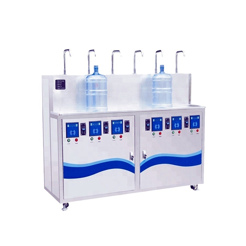 School Subway Hotel Hospital Water Vending Machine with 6 outlets