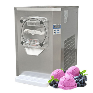 Table Top Batch Freezer One Touch Dispensing Single Flavor Gelato Machine Hard Ice Cream Machine