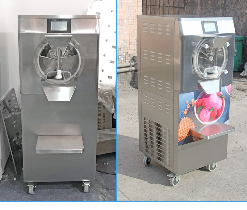 Full Automatic Vertical One Touch Dispensing Gelato Machine Hard Ice Cream Machine