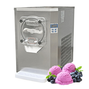 Commercial Tabletop One Touch Dispensing Sorbet Making Batch Freezer Gelato Machine