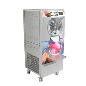 Full Automatic Vertical One Touch Dispensing Gelato Machine Hard Ice Cream Machine