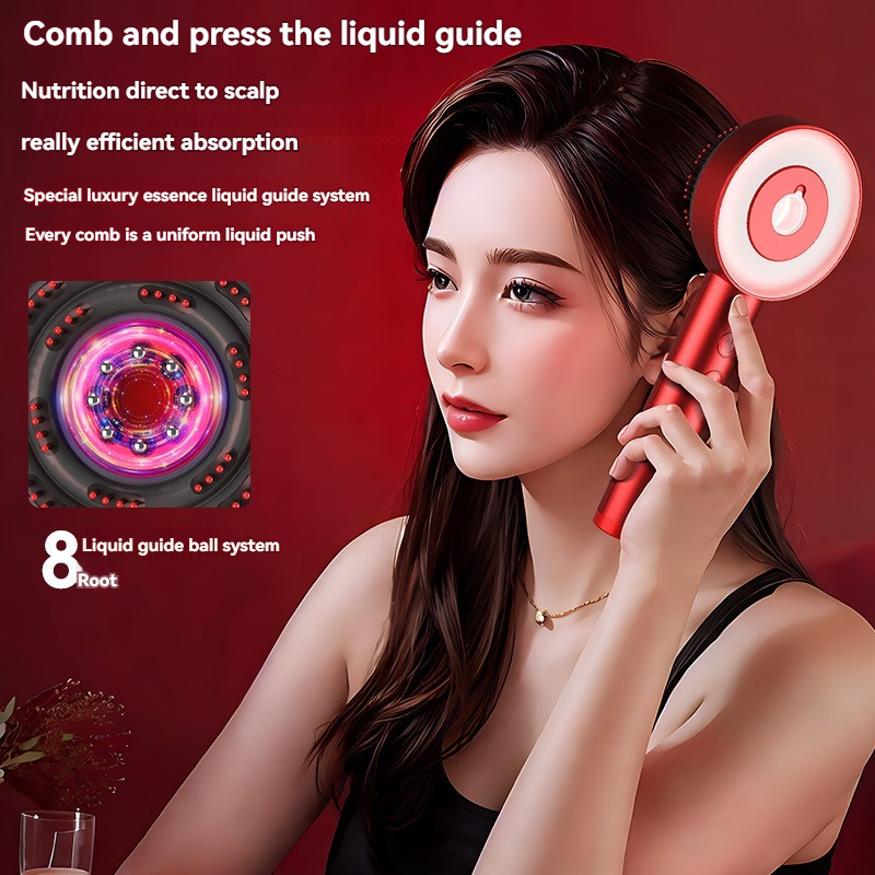 New Arrivals Hair Oil Application Massager Electric Massage Laser Hair Growth Comb Scalp Massager Brush