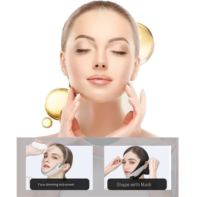 Facial Lifting Device LED Photon Therapy Slimming Vibration Massager Double Chin V Face Shaped Cheek Belt Machine Skin Care Tool