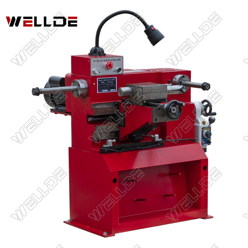 WELLDE Brake Drum/disc Cutting Machine T8445FCV Brake Disc Skimming Machine Brake Lathe