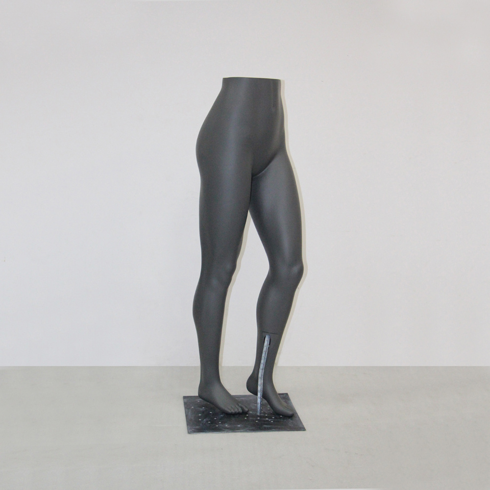 Fashion Models Eco-friendly Plastic Manikin Female Lower Part Plastic Half Trouser Legs Mannequin