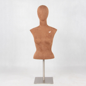 fabric covered big chest form female mannequin for underwear