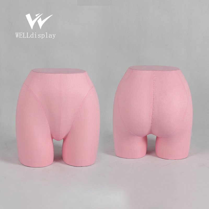 hot fashion fabric covered lower body form bums female mannequin for pants display