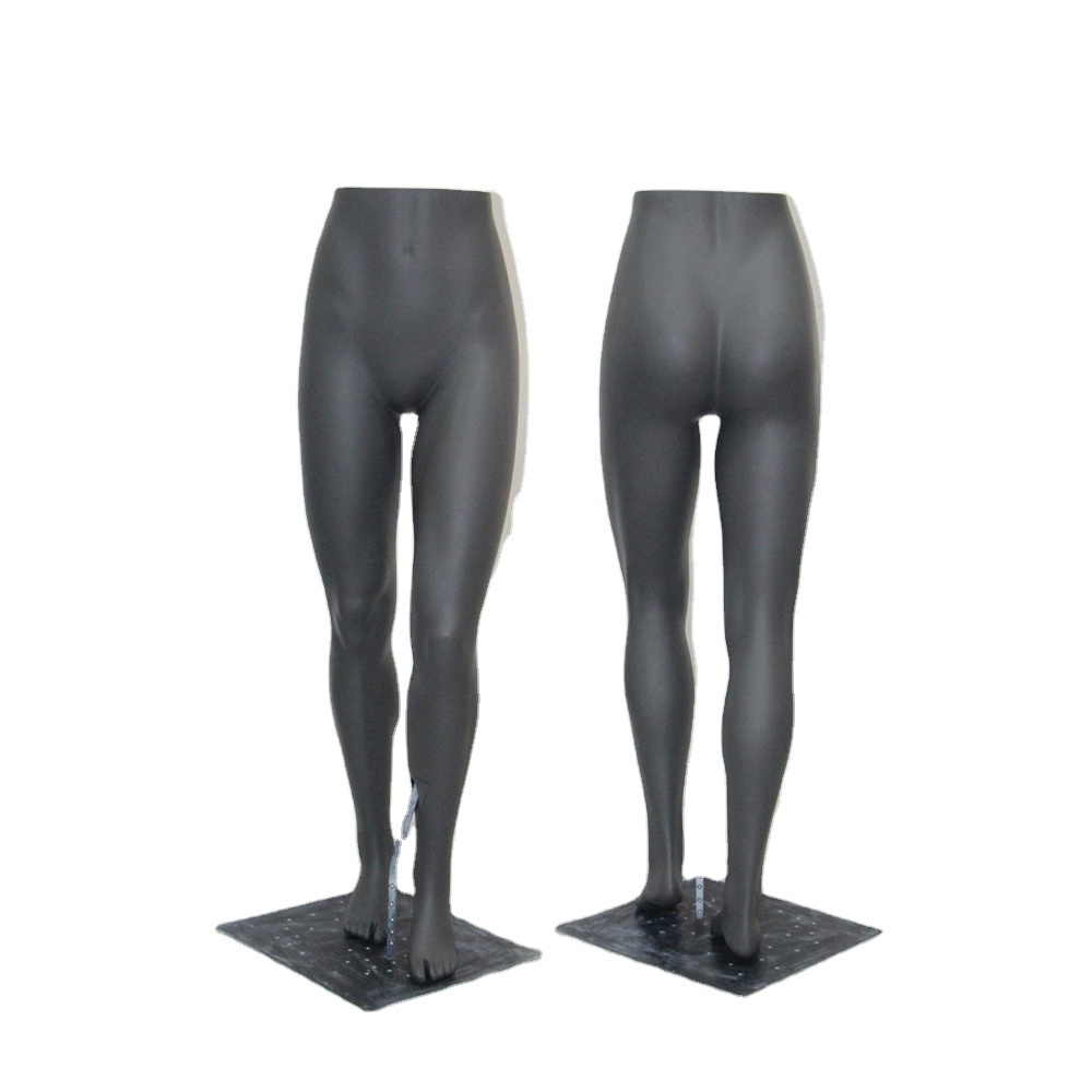 Fashion Models Eco-friendly Plastic Manikin Female Lower Part Plastic Half Trouser Legs Mannequin