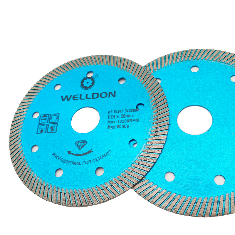 Welldon 4Inch 110Mm Diamond Saw Cutting Blades Long Life Sharp Circular Silent Band Small Dry Cutting For Road Tiles Ceramic