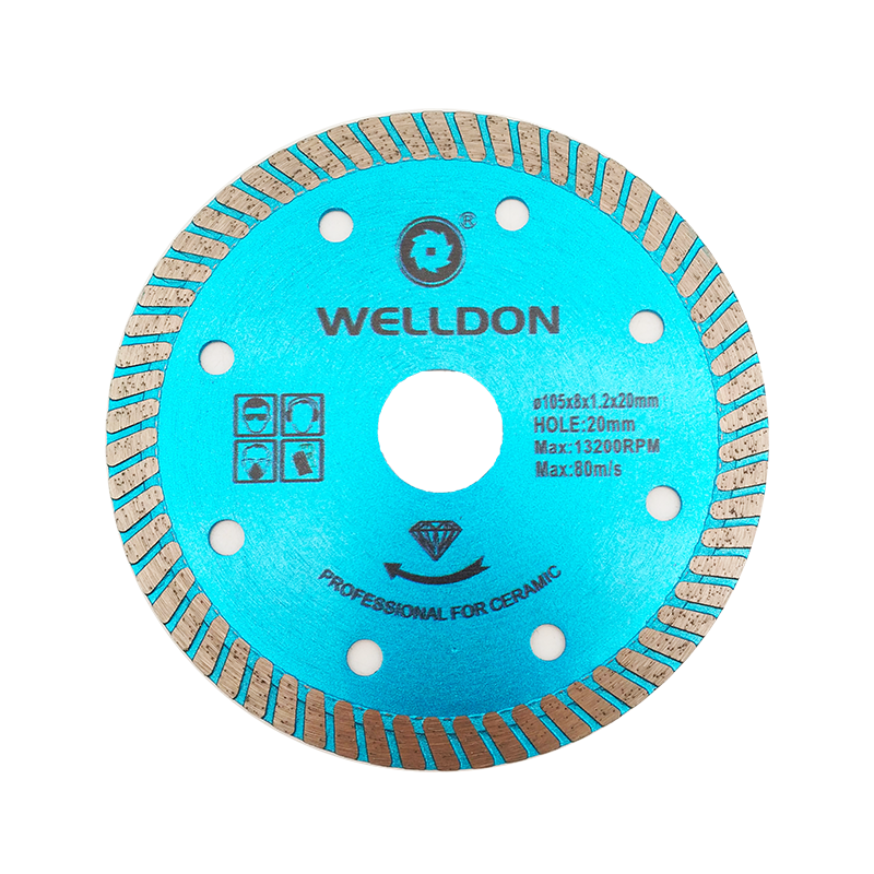 Welldon 4Inch 110Mm Diamond Saw Cutting Blades Long Life Sharp Circular Silent Band Small Dry Cutting For Road Tiles Ceramic