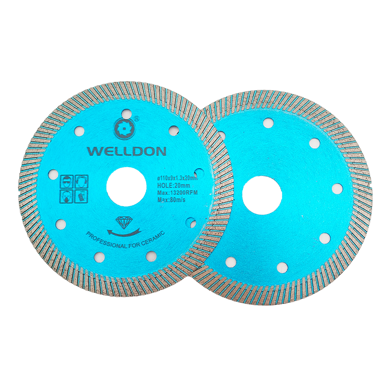 Welldon 4Inch 110Mm Diamond Saw Cutting Blades Long Life Sharp Circular Silent Band Small Dry Cutting For Road Tiles Ceramic