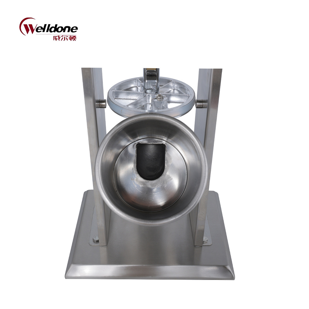 2024 OEM stuffing nozzles Stainless Steel vertical 7L homemade manual sausage maker machine