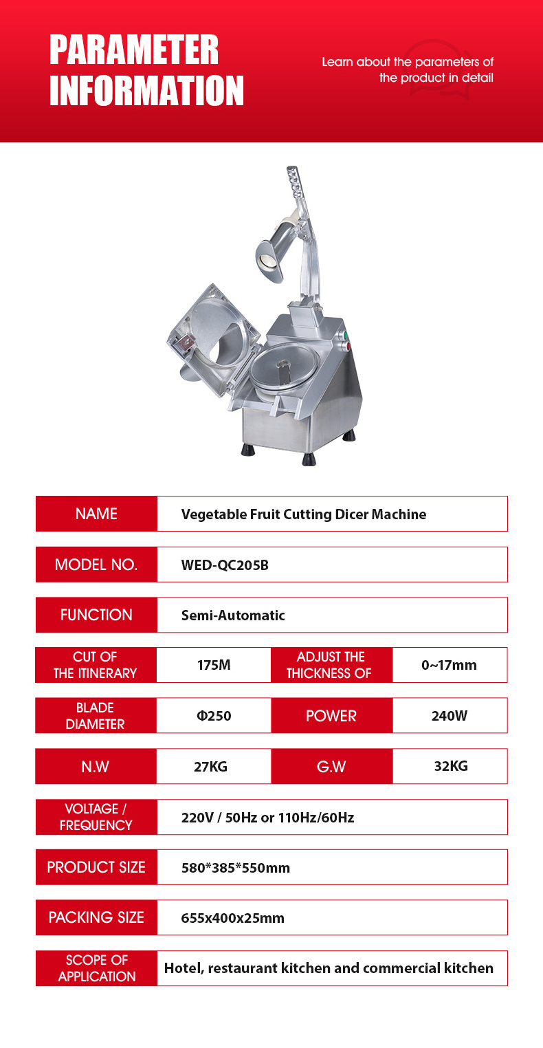 Commercial fruit chopper cutter slicer multifunctional vegetable cutter machine electric hand held operated vegetable cutter