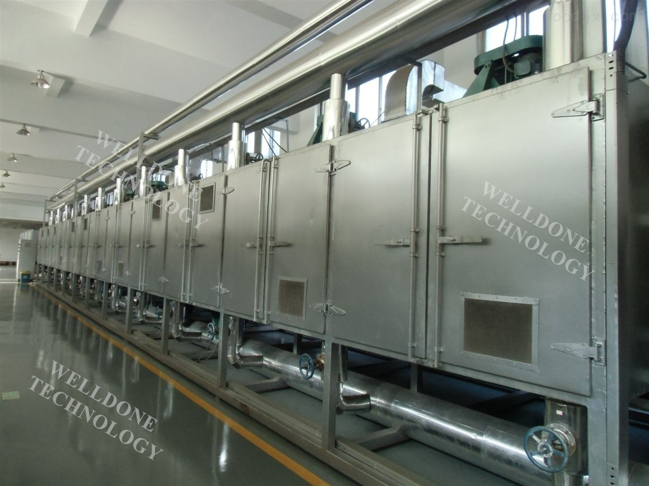 DWF Energy Saving Dehydrator Mesh Belt Dryer / Belt Drying Machine  for Food, Chemical Industries