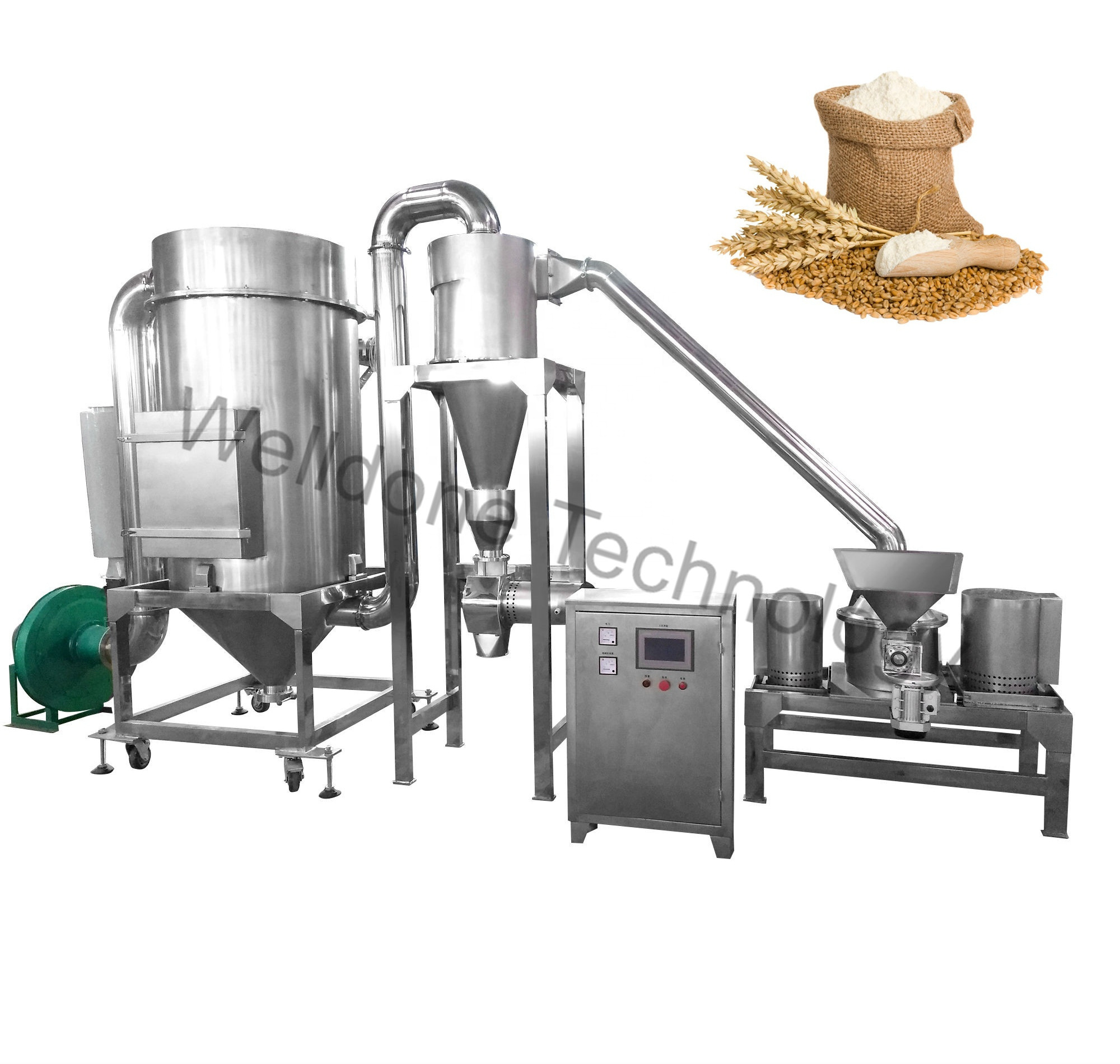 WFJ  Food Powder Spice Grinding Mill Soybean Powder Super Fine Grinding Machine