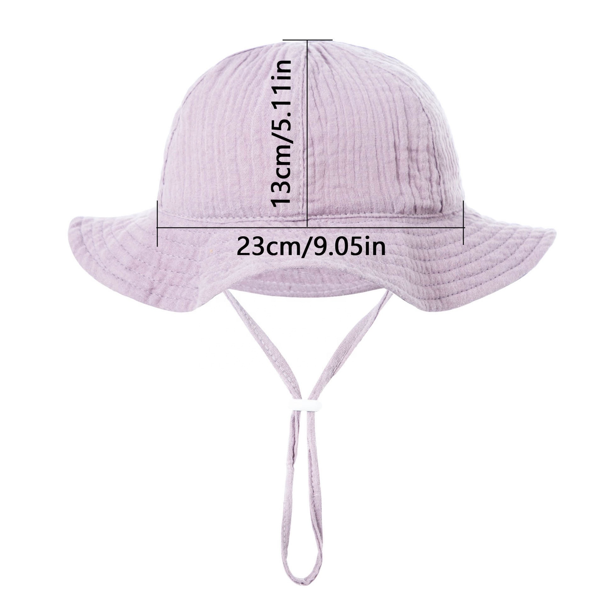 WD-A338  Kids Bucket Hat Boys and Girls Sun Hats Fishing Hats Fashion Wide Brim Beach UV Protection Outdoor Cotton Unisex Babies