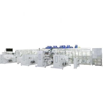 WELLDONE T Type Full Servo Baby Diaper Production Line New diaper machine manufacturer fully automatic