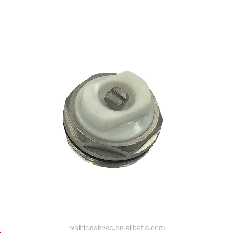 Auto air vent release bleed valve for radiator heating system with 1/2