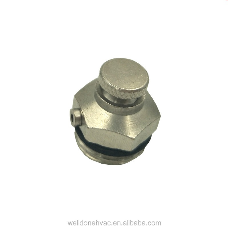 Auto air vent release bleed valve for radiator heating system with 1/2