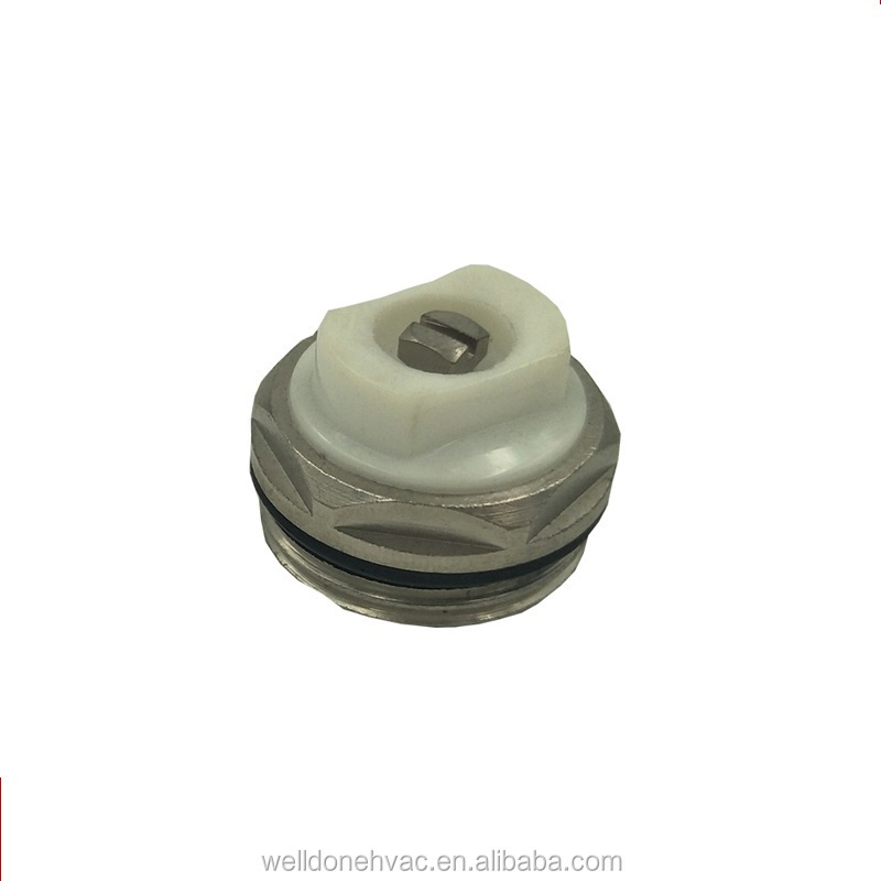 Auto air vent release bleed valve for radiator heating system with 1/2