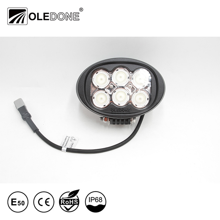 IATF16949 ISO9001 factory OLEDONE high quality and new 60w oval work led light  Forza WD-6L60