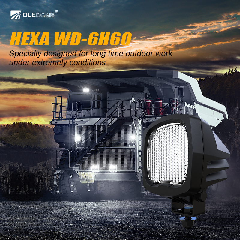 Oledone 4 inch High Performance 30W /42W/60W LED Work Light for Mining/Construction Machinery