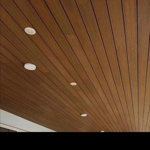 Anti-uv Co-extrusion 156x21mm Wood Plastic Composite WPC PVC Wall Cladding Ceiling Board