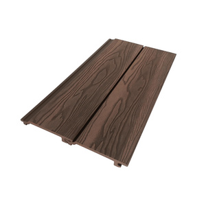 Wholesale WPC Wall Anti UV Boards Outdoor Exterior Wall Construction Wall Cladding Teak Wood Siding Insulated Cladding Outdoor