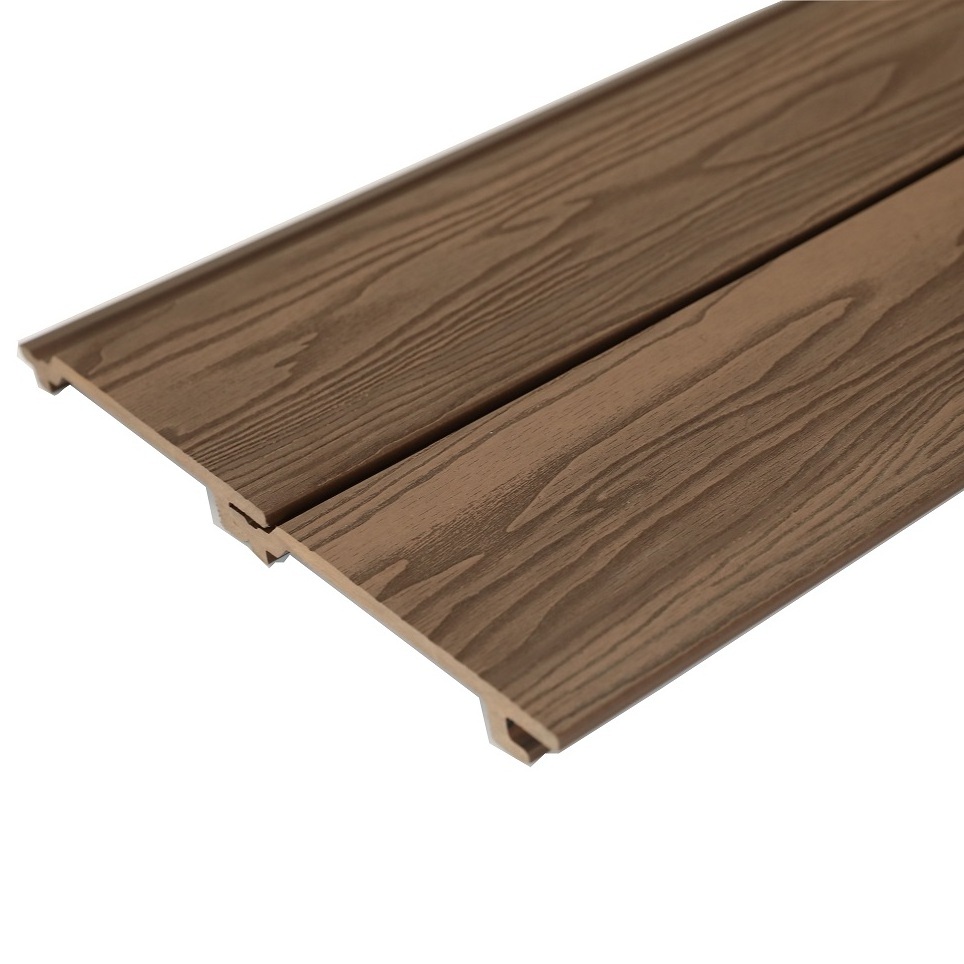 Factory Outdoor Wpc Wall Panel Wpc Interior Wall Panel Plastic Wood Planks Exterior Wood Wpc Exterior Cladding Siding Ceiling