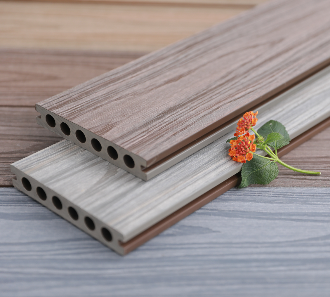 eco friendly synthetic wood plastic decking beautiful teak exterior floor wood composite decking wpc hollow decking product