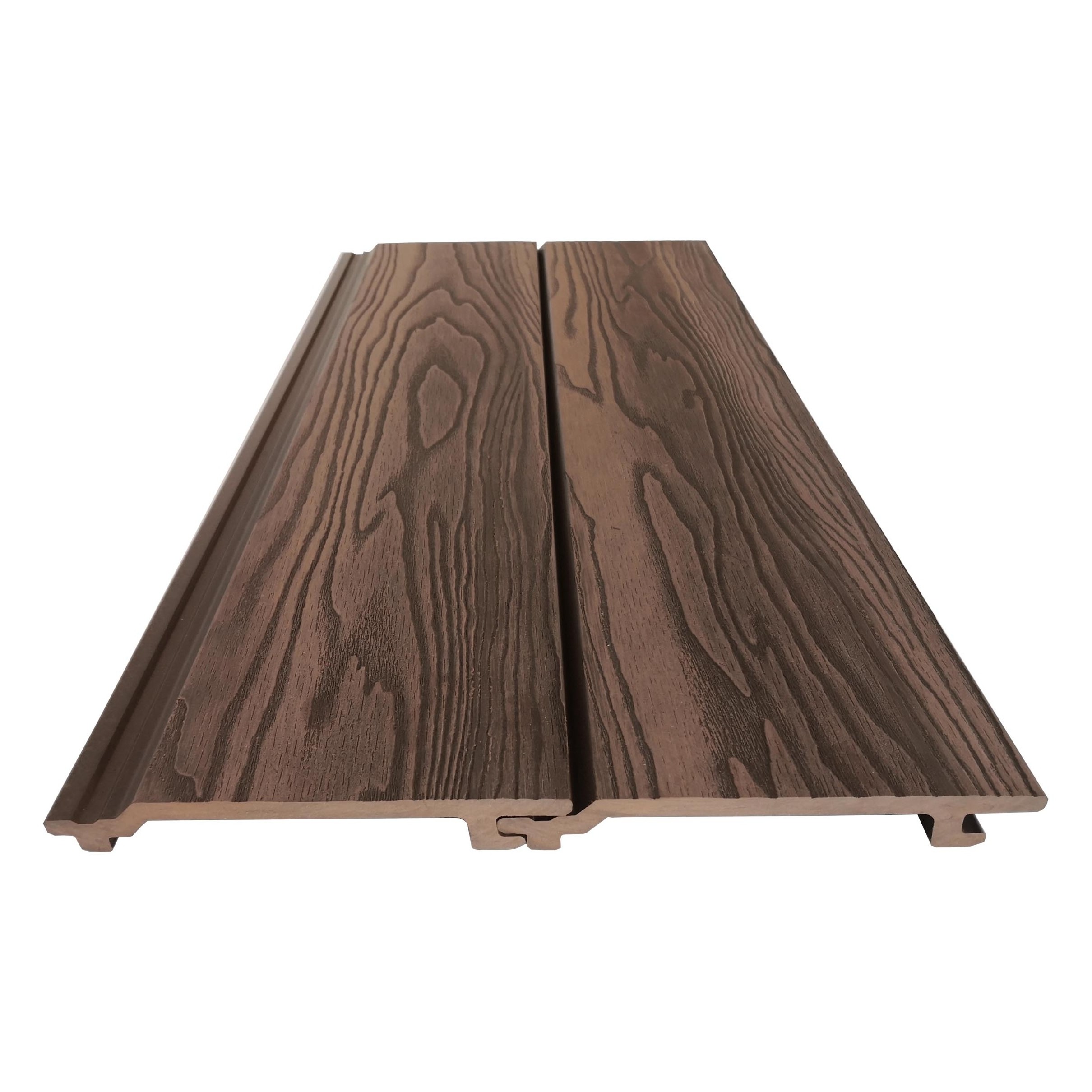 Wholesale WPC Wall Anti UV Boards Outdoor Exterior Wall Construction Wall Cladding Teak Wood Siding Insulated Cladding Outdoor