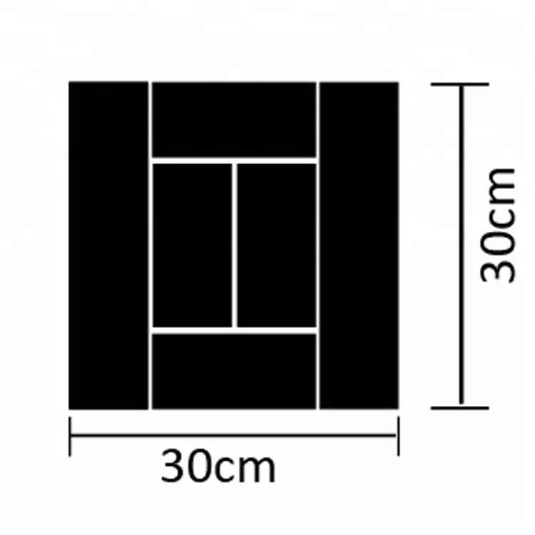 Balcony Terrace Floor Tile Teak Color Walnut Color White Charcoal Easy To Install Waterproof Anti-UV Composite Deck