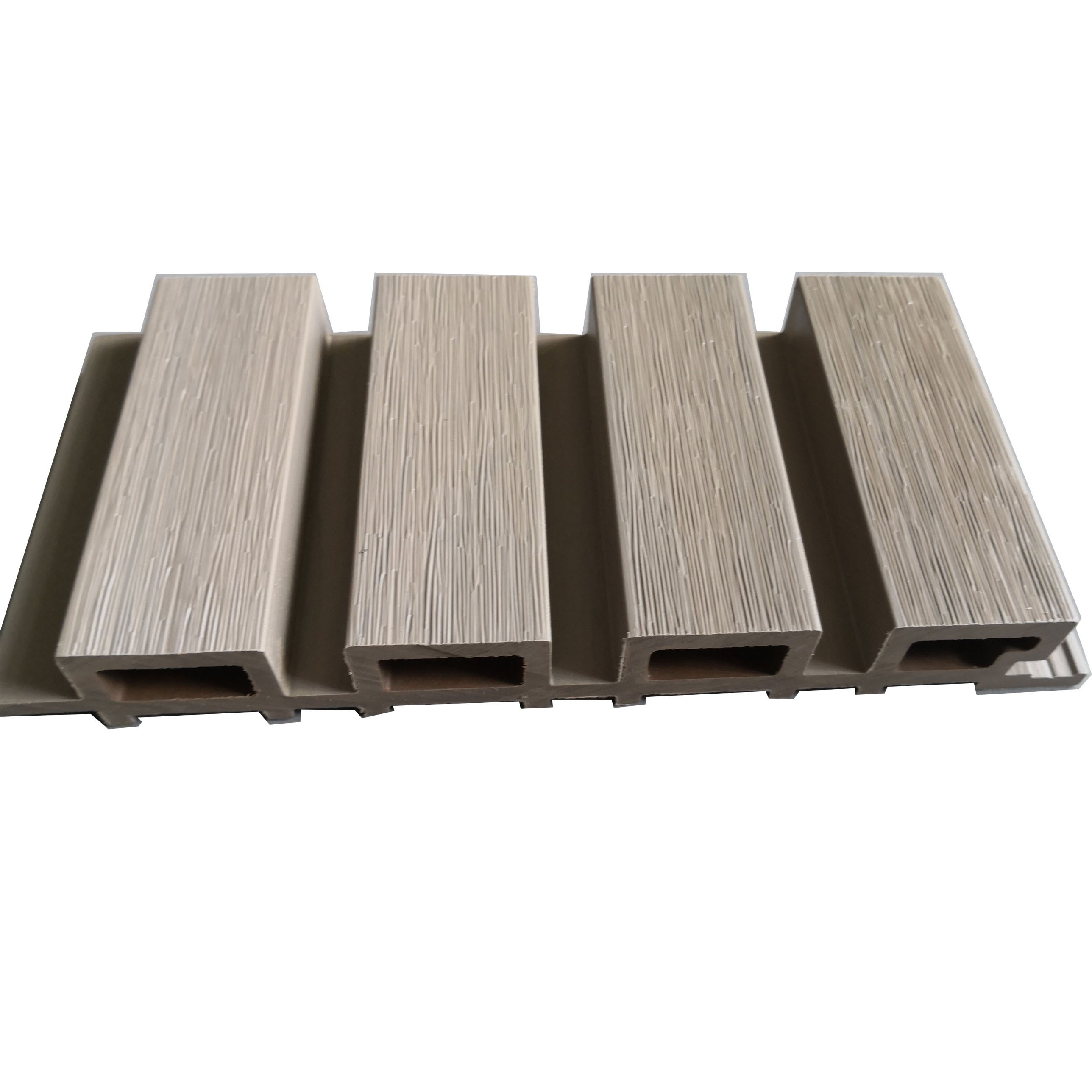 219*26 Waterproof Wood Facade Co-extrusion Exterior Wall Cladding WPC Great Panels Decorative Wood Plastic Composite Wall Board