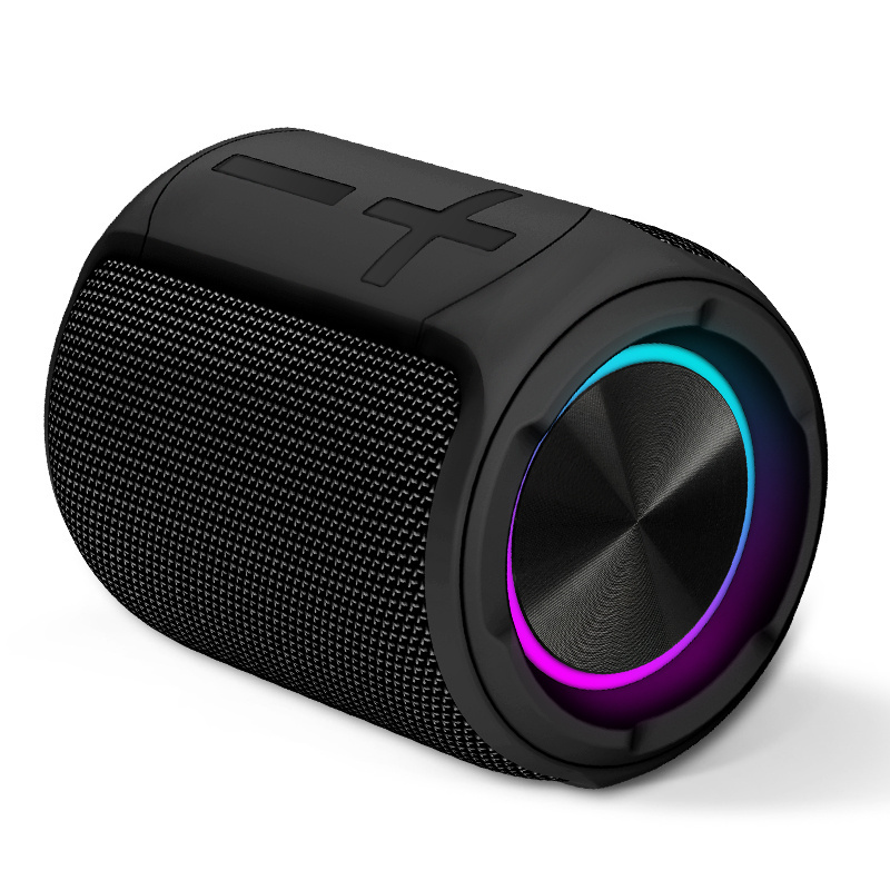 2022 new electronics products launched 12w spikers blueetoh bas kuat light cylinder bluetooth speaker with rgb