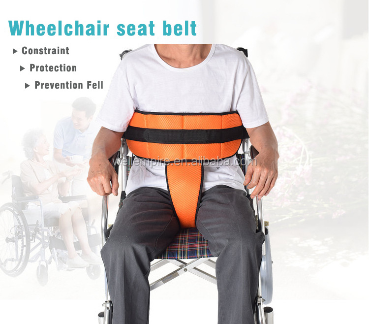 Wheelchair Safety Belt Health Care Supplies Seat Belt Restraint Band for Elderly, Disabled to Prevent Sliding or Falling