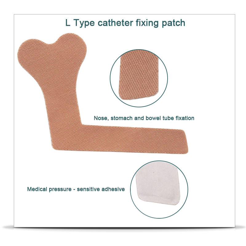 Type-L Nasal Feeding Tube Adhesive Tape Sticker  Catheter Fixation Set for PICC/CVC/Nasogastric Tube