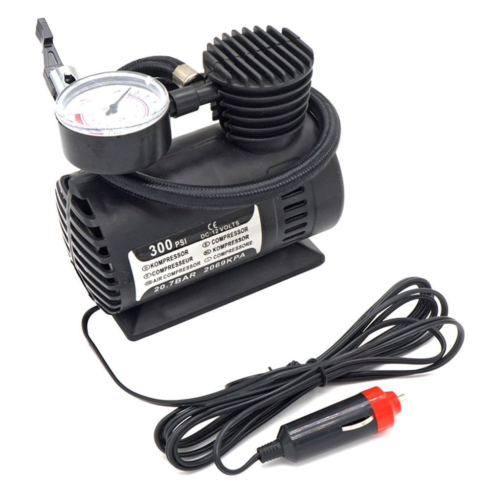 12V 300PSI Car Auto Portable Mini Electric Air Compressor Kit for Minicar Tire Inflator Pump