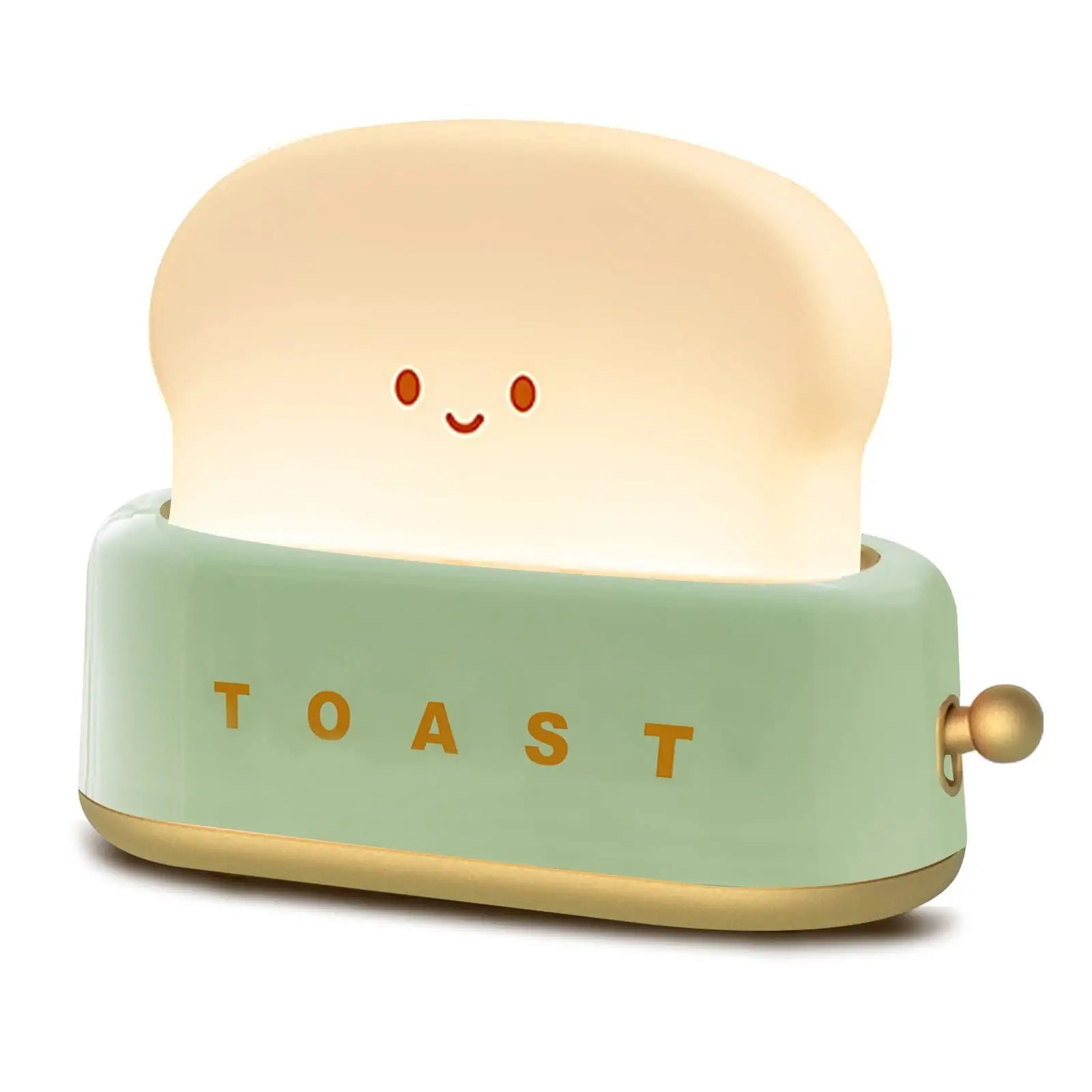 Toaster Creative Gift Wireless USB Mini Night Light Adorable Toast Shape LED Night Light For Bedroom Baby Children