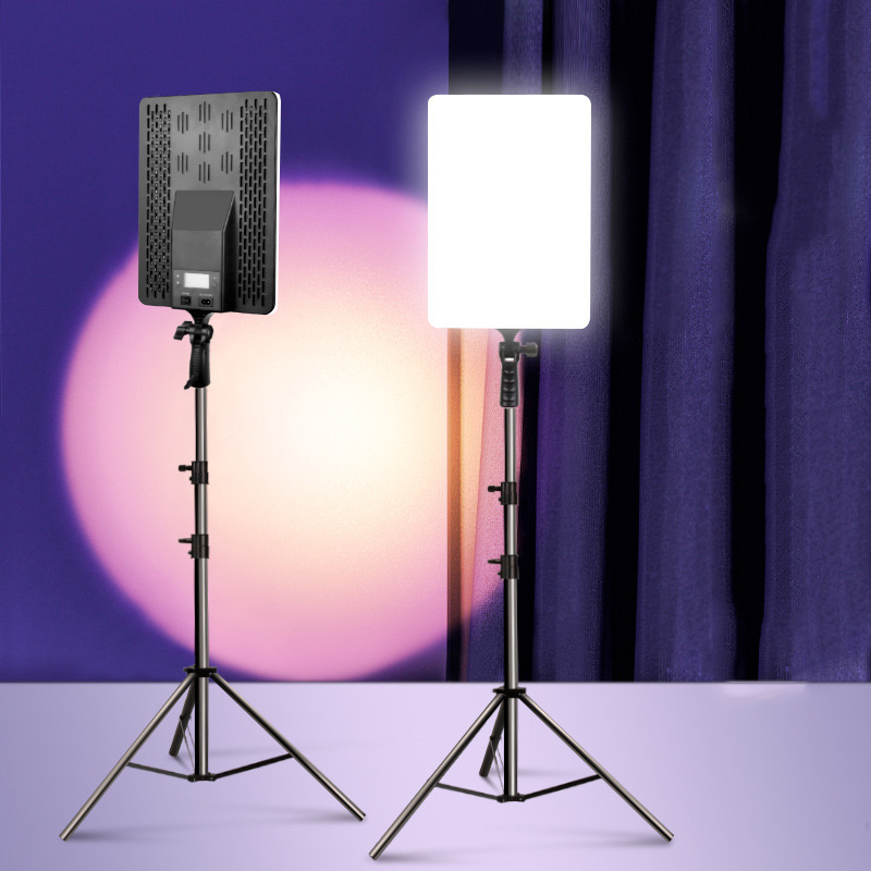 Portable 100w remote controller dimmer outdoor and indoor LED soft face fill light for broadcast television studio interview