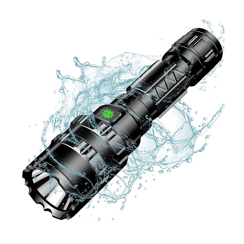 Powerful 10W 5 Modes Waterproof Outdoor Camping Flash Light LED USB Rechargeable Tactical Torch Flashlights