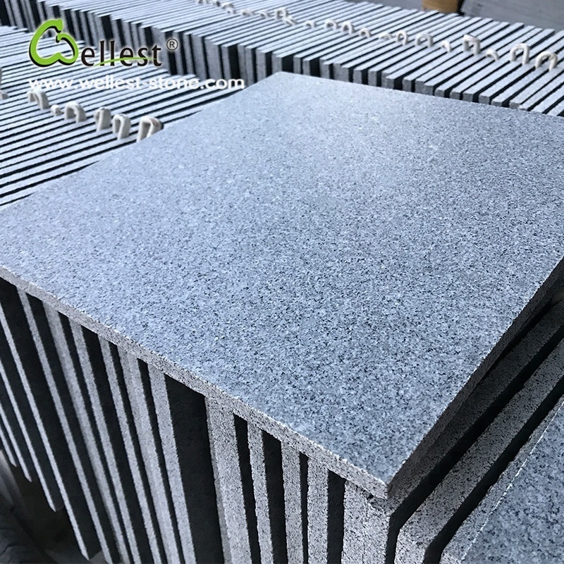 G654 Dark Grey granite stone for interior and exterior wall